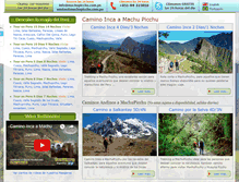 Tablet Screenshot of caminoinca.pe